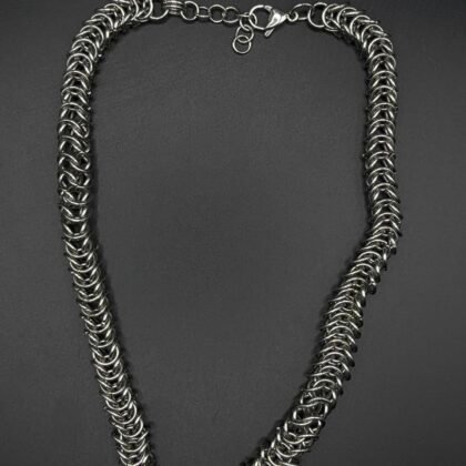 collier big box argenté