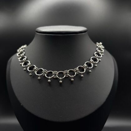 collier mini cosmos argenté