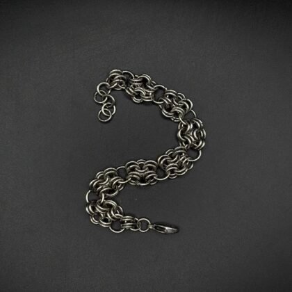 bracelet quadruples maille argenté